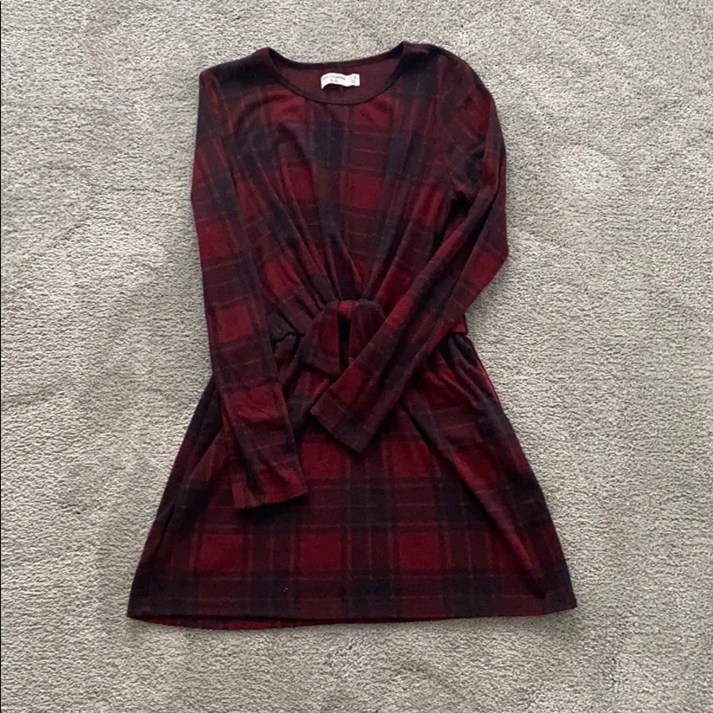 Girls Abercrombie Kids Plaid Dress